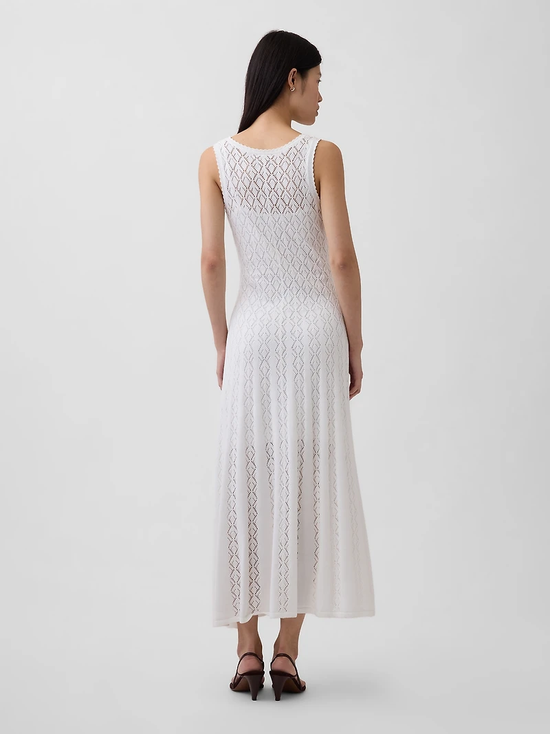 Pointelle Maxi Dress