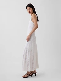 Pointelle Maxi Dress