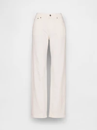 Mid Rise Relaxed Straight Jeans