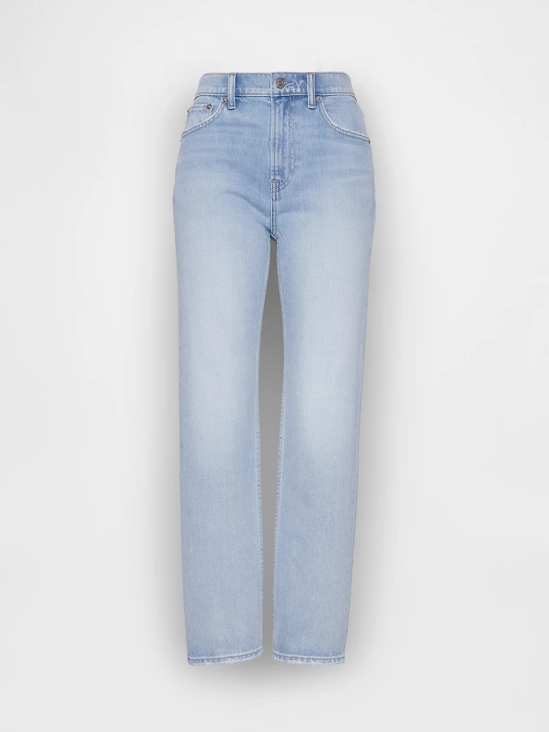 High Rise ’90s Slim Straight Crop Jeans