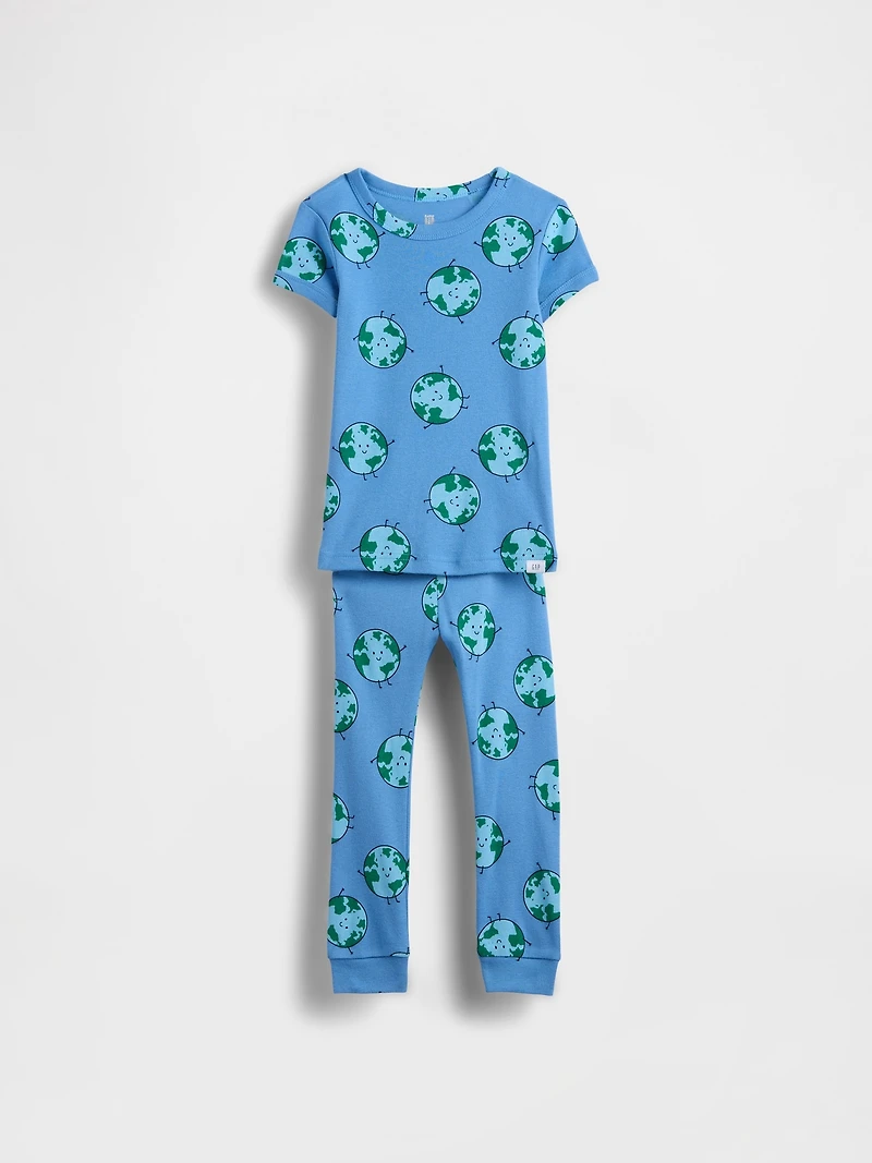 Pyjama en coton biologique brossé pour Bébé et Tout-petit