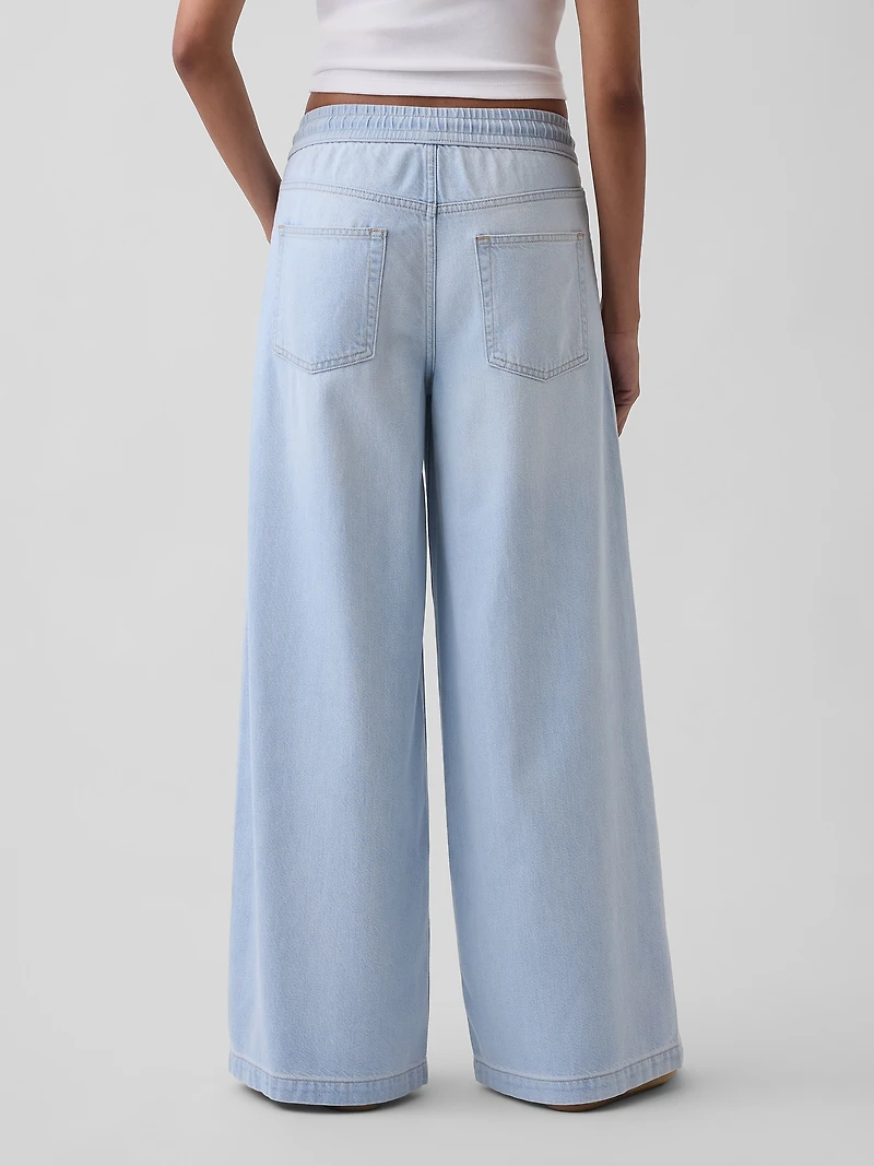 Mid Rise UltraSoft Easy Baggy Jeans