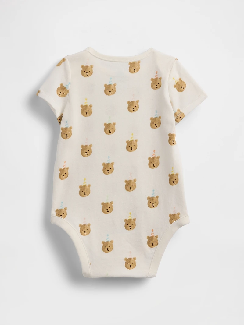 Baby First Favorites Organic Cotton Brannan Bear Bodysuit