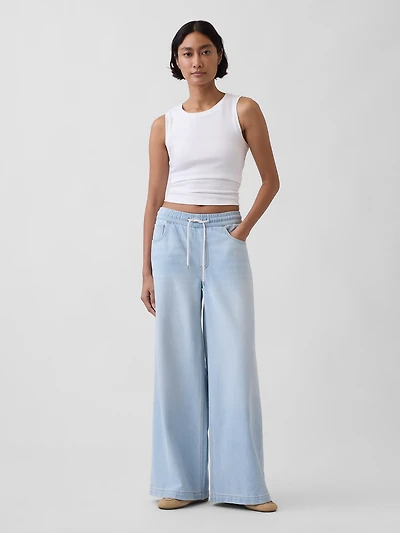 Mid Rise UltraSoft Easy Baggy Jeans