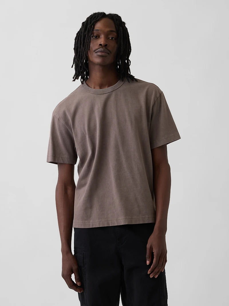 Adult Heavyweight Crop T-Shirt