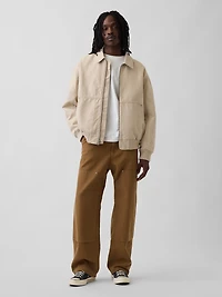 '90s Loose Canvas Double-Knee Carpenter Pants
