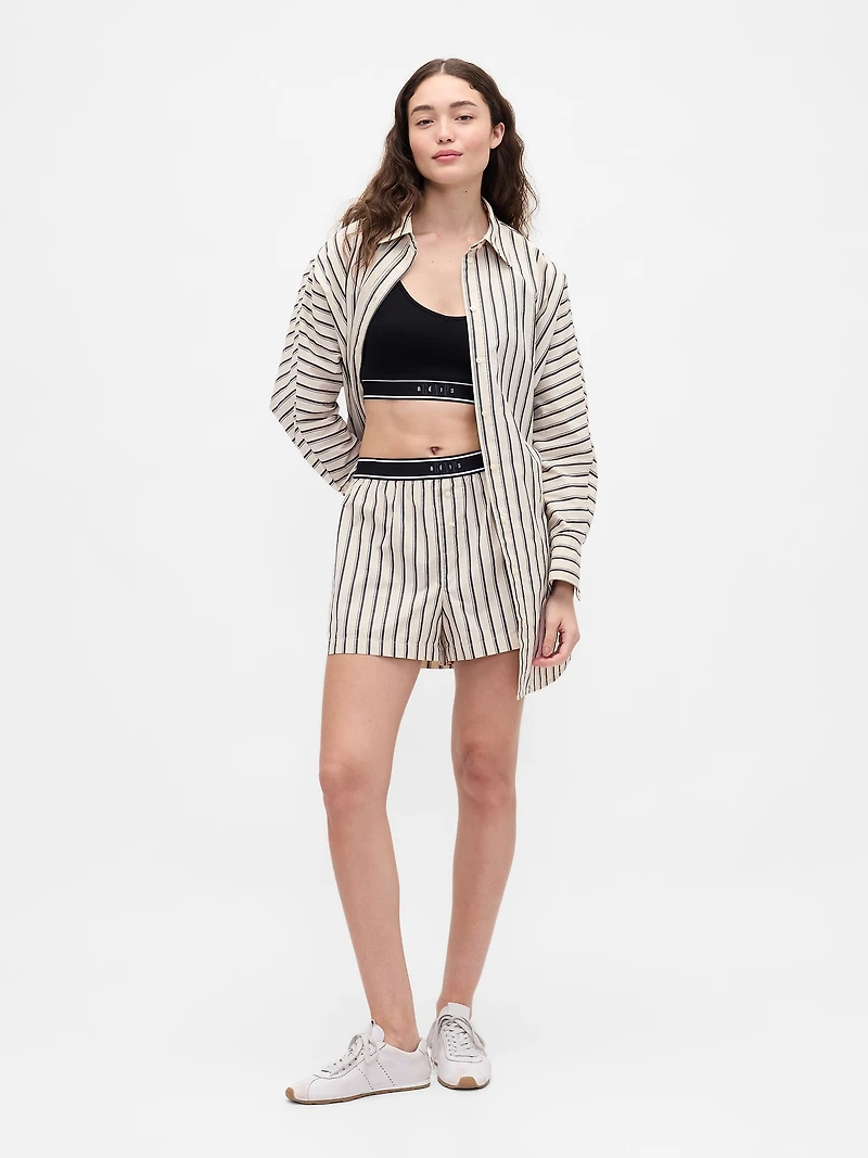 × BÉIS Poplin Dolman Big Shirt