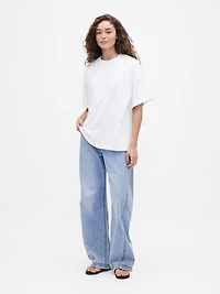 T-shirt à imprimé en coton biologique × BÉIS