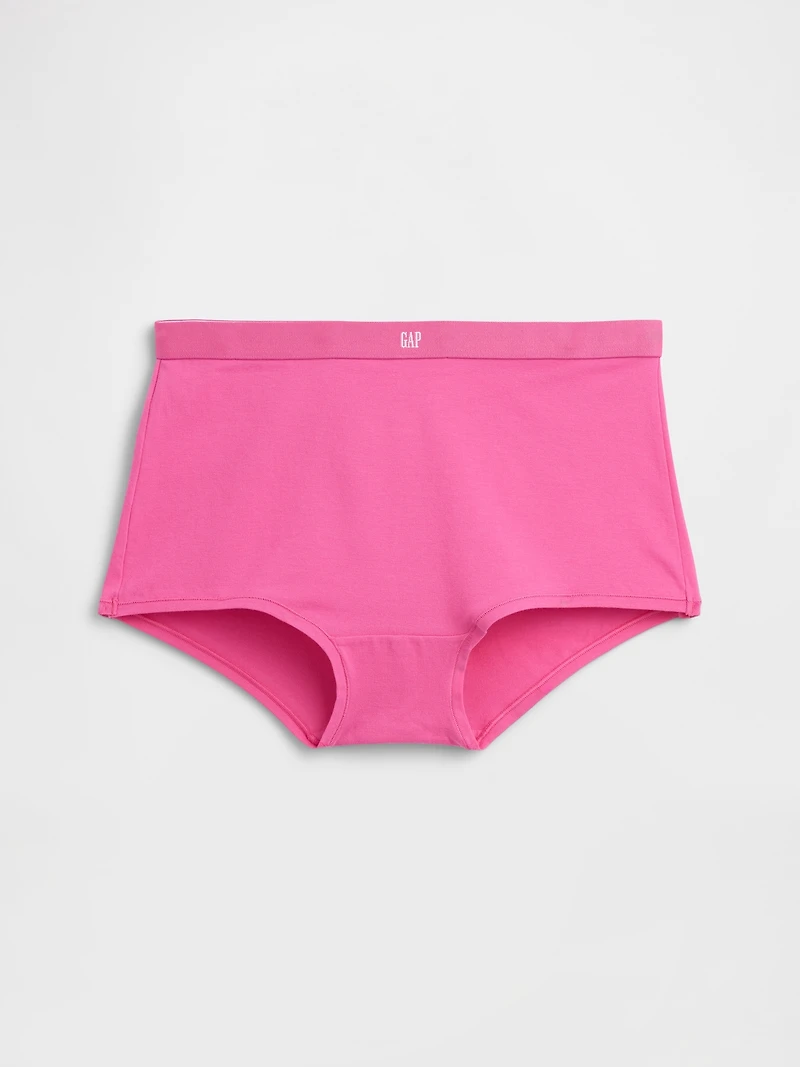 Organic Stretch Cotton High Rise Shorty