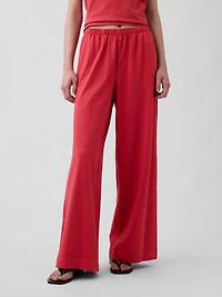 Knit Wide-Leg Pants