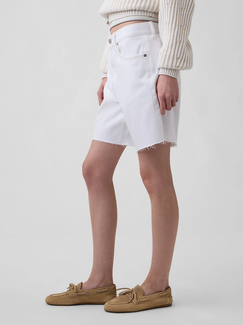 Mid Rise UltraSoft Loose Bermuda Shorts