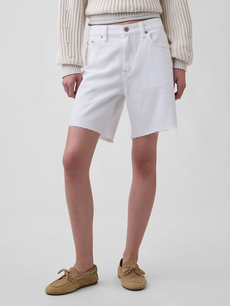 Mid Rise UltraSoft Loose Bermuda Shorts
