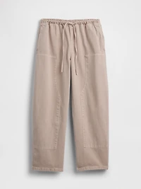 Easy Double-Knee Barrel Pants