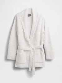 100% Cotton Oversized Fringe Shawl Cardigan