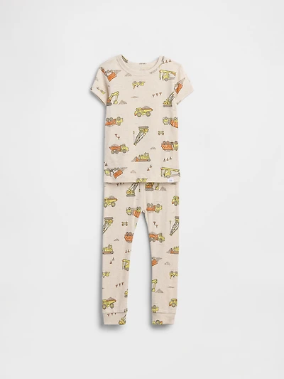Pyjama en coton biologique brossé pour Bébé et Tout-petit