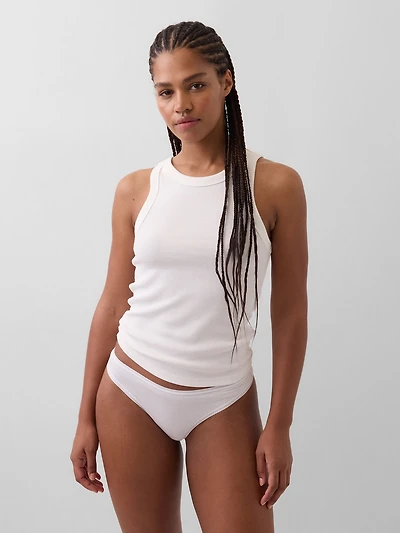 Organic Stretch Cotton Thong