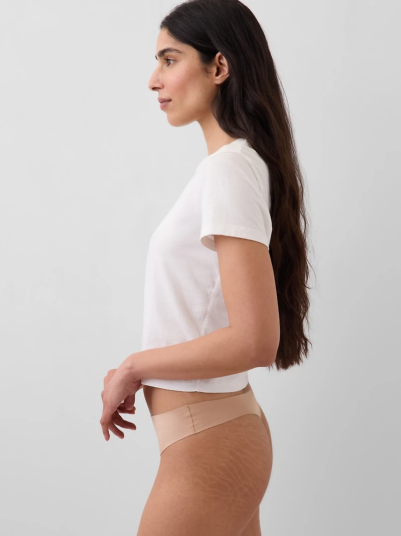 Organic Stretch Cotton No Show Thong