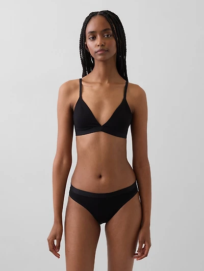 Organic Stretch Cotton Triangle Bra