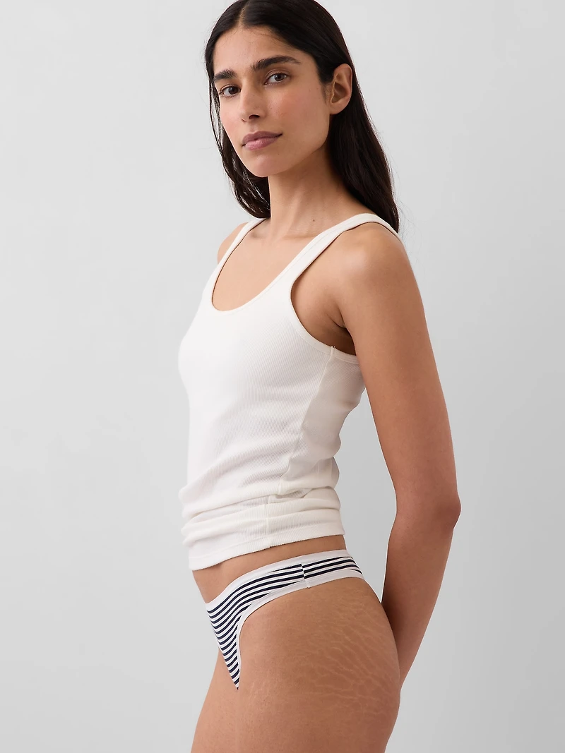 Organic Stretch Cotton Thong