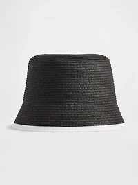 Straw Bucket Hat