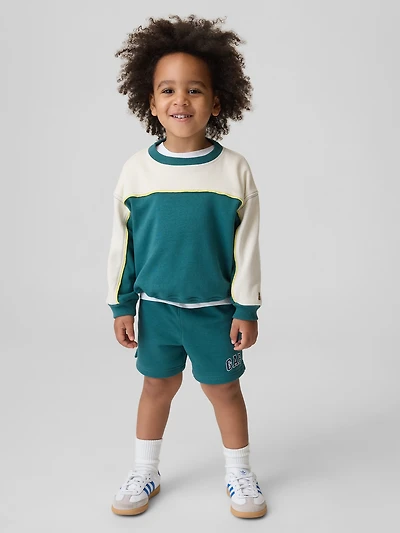 Chandail en coton ouaté de style universitaire en jersey bouclette VintageDoux pour Bébé et Tout-petit
