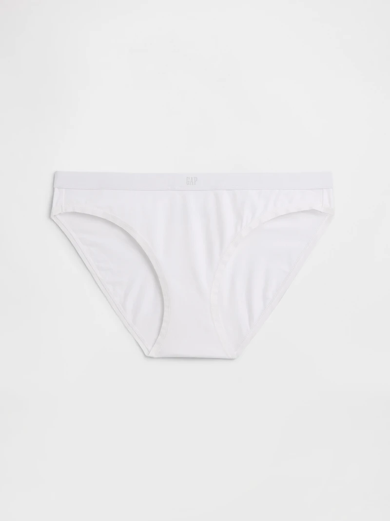 Organic Stretch Cotton Logo Bikini