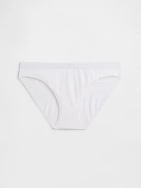 Organic Stretch Cotton Logo Bikini