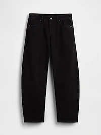 Low Rise Barrel Jeans