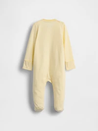 Baby Organic Cotton Footed Zip One-Piece