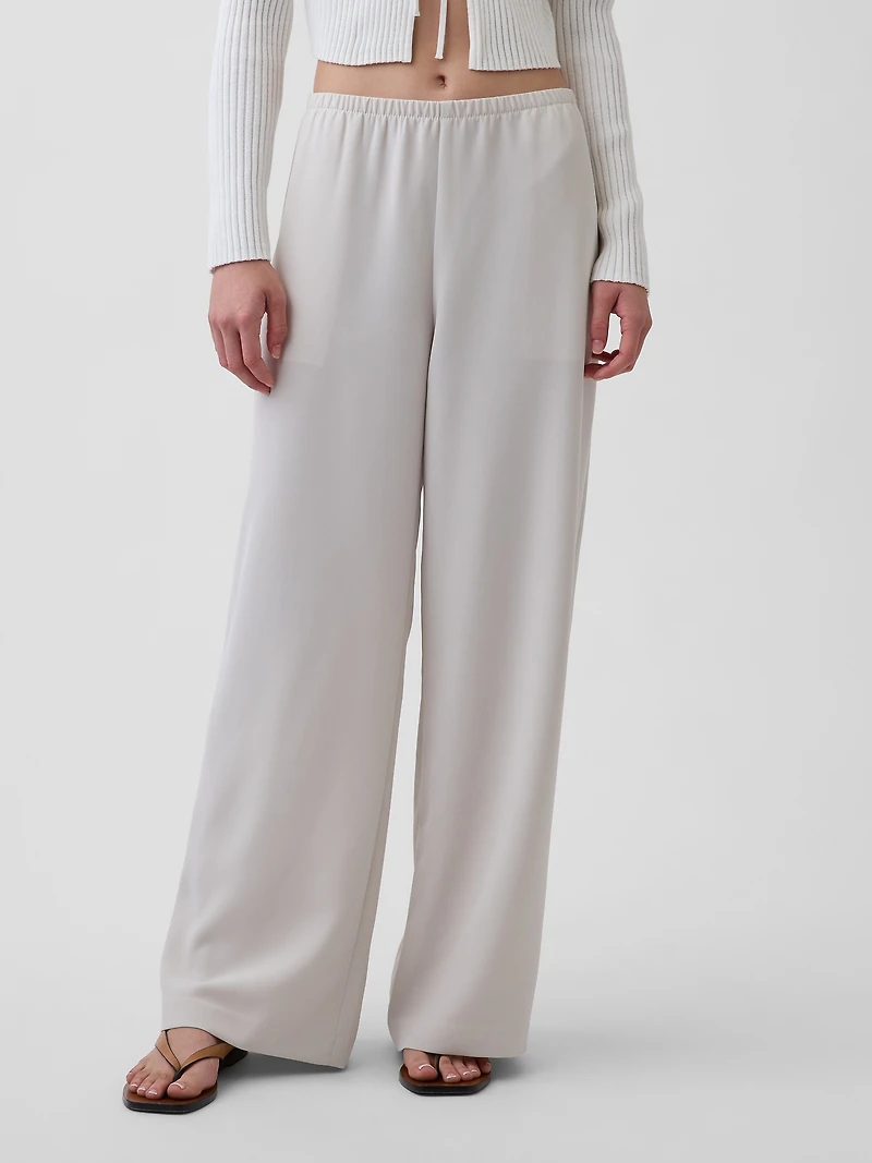 Easy Wide-Leg Pants