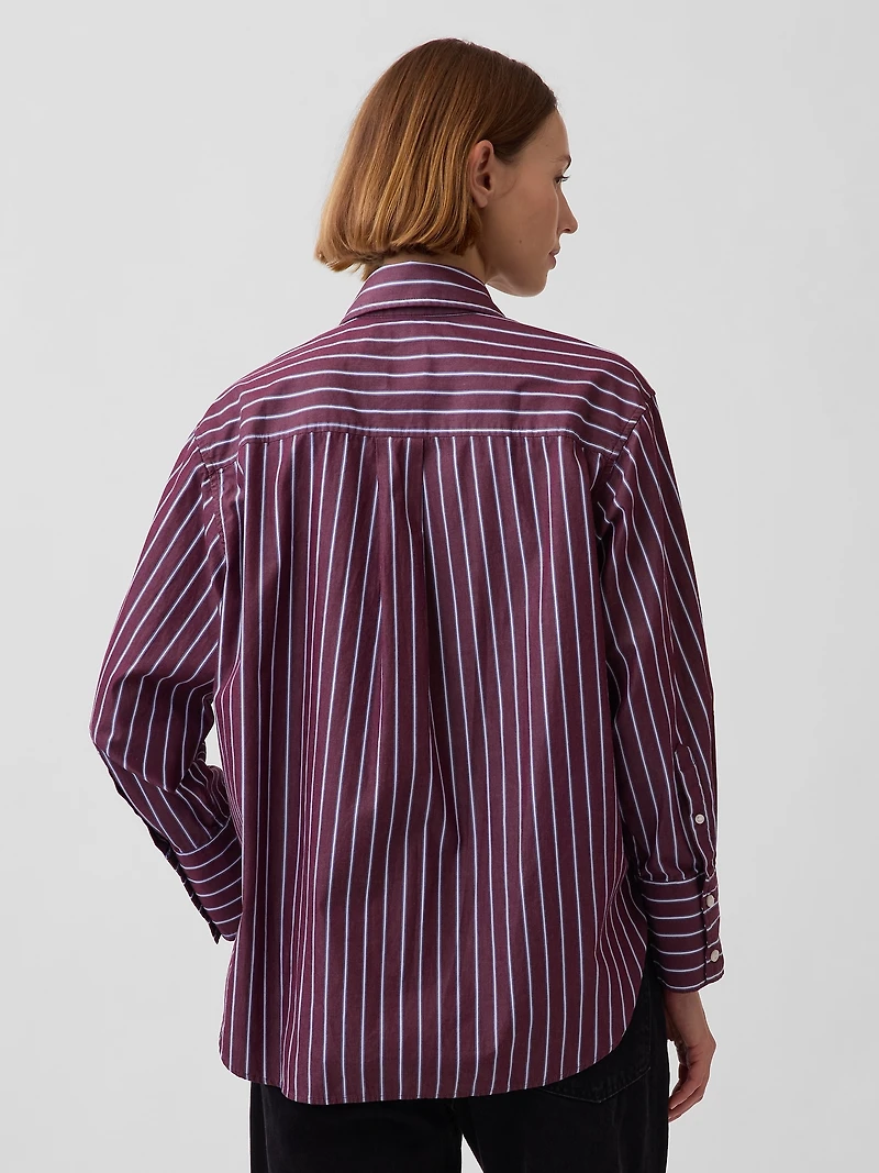 Organic Cotton Poplin Big Shirt