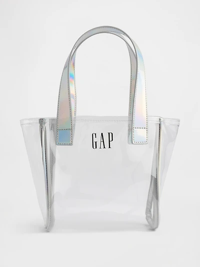 Mini fourre-tout transparent à logo Gap