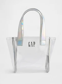 Mini fourre-tout transparent à logo Gap
