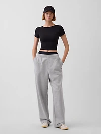 GapFit Smooth Reversible Wrap Crop Top