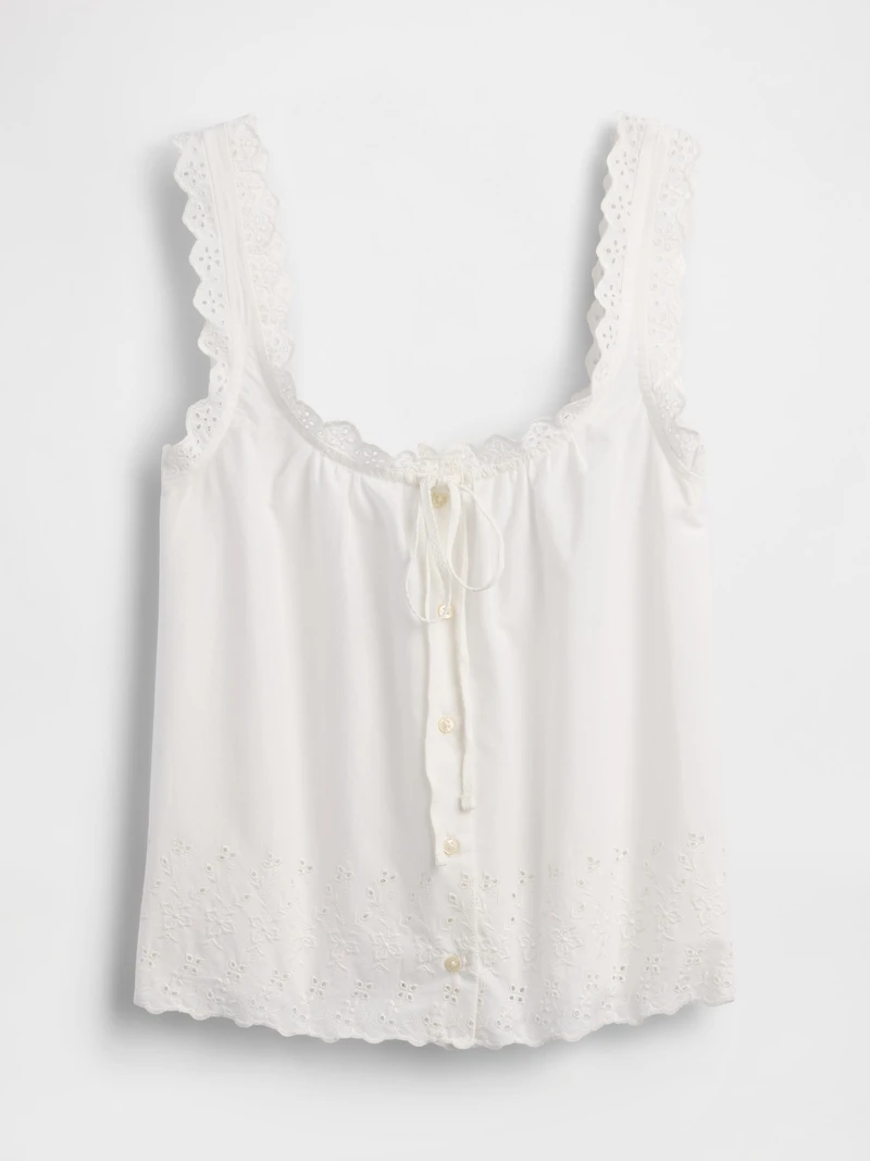 Embroidered PJ Tank