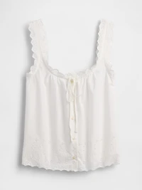 Embroidered PJ Tank