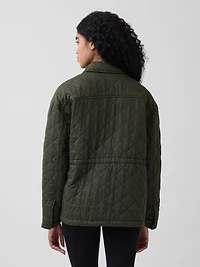 Quilted Cinched Field Jacket
