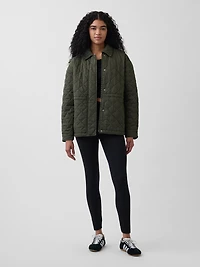Quilted Cinched Field Jacket