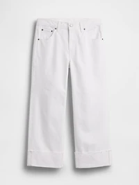 Low Slung Relaxed Crop Jeans