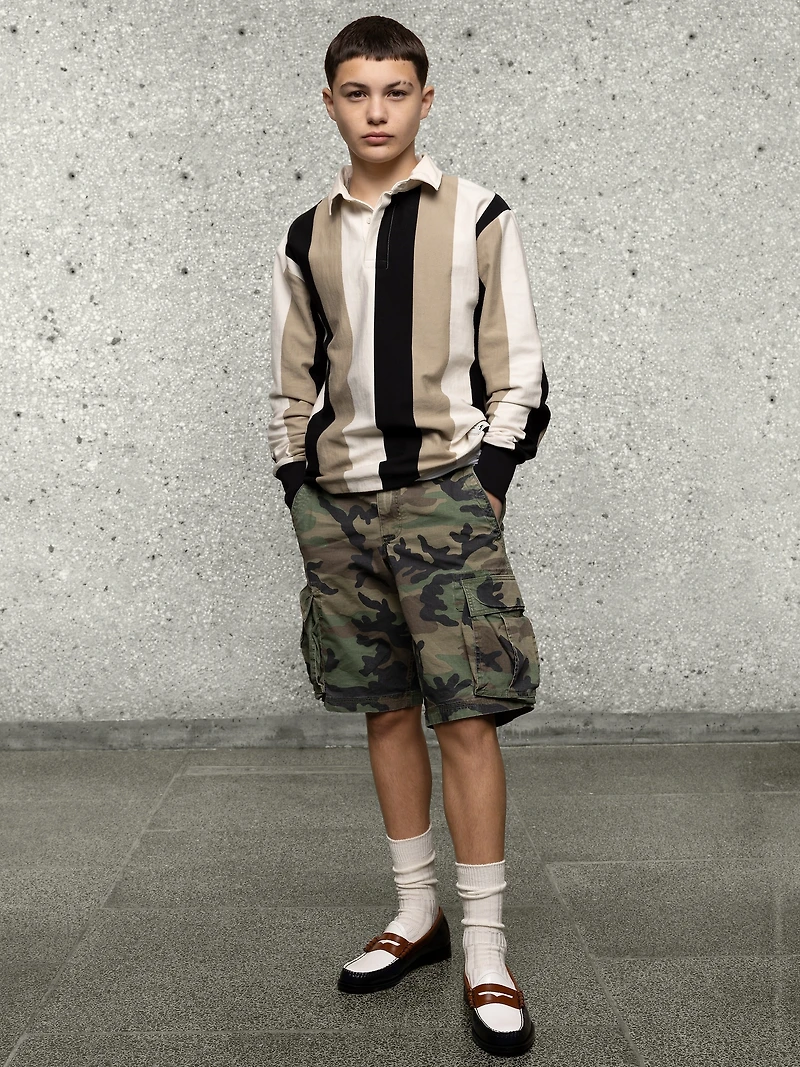 × The Brooklyn Circus Adult Rugby Polo Shirt Shirt