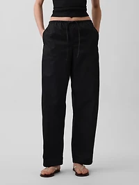 Twill Easy Barrel Pants
