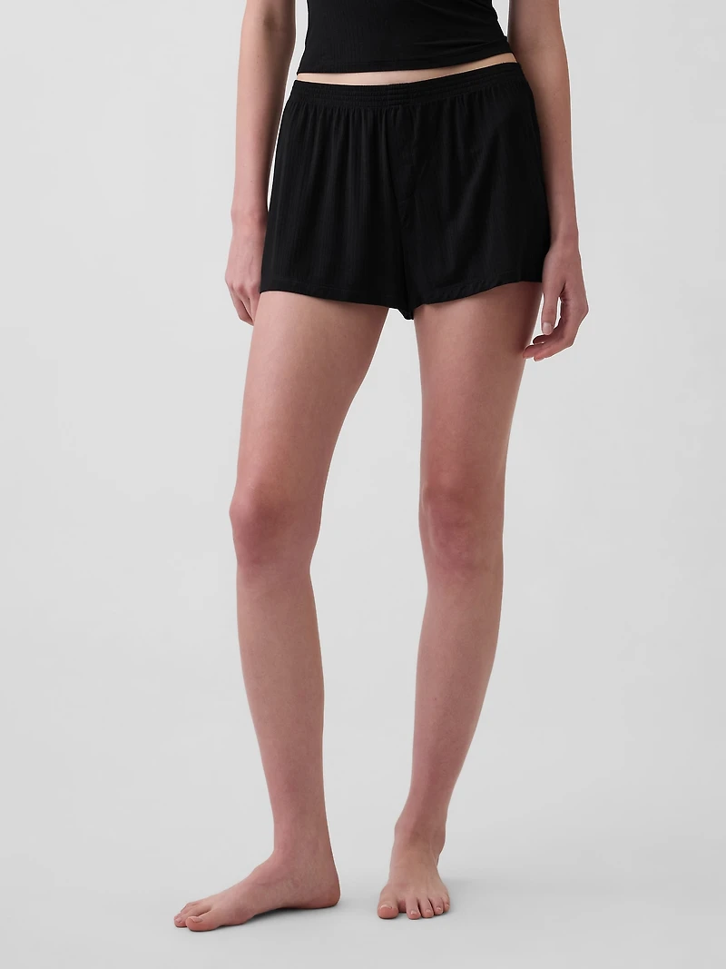 SoftMade Modal Rib PJ Shorts
