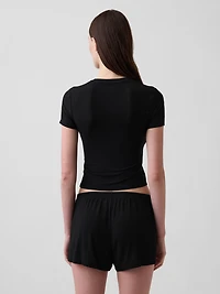 SoftMade Modal Rib PJ T-Shirt