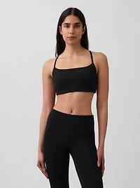GapFit Smooth Racerback Sports Bra