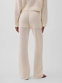 100% Cotton Crochet Sweater Pants