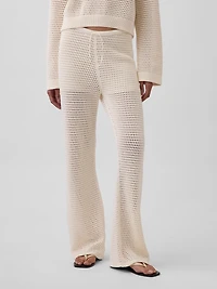 100% Cotton Crochet Sweater Pants