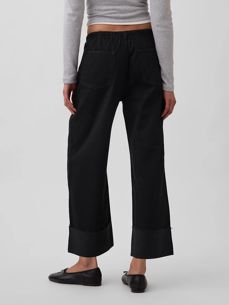 Low Rise UltraSoft Easy '90s Loose Crop Jeans