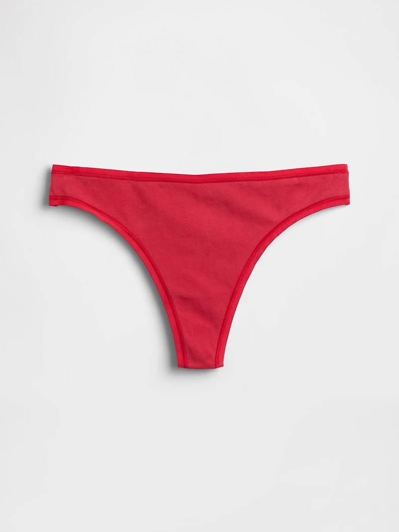 Organic Stretch Cotton Thong