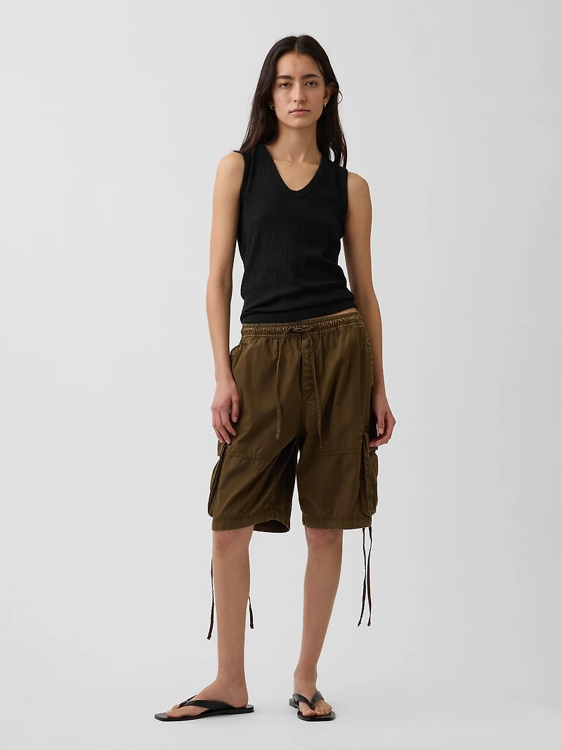 Variegated Rib Tank Top