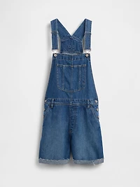 '90s Loose Denim Shortalls